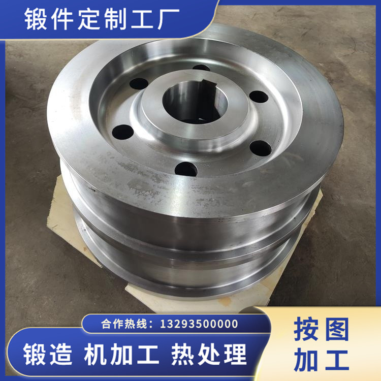 50SiMn廢鋼料藍車鍛件