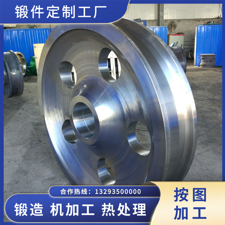港口岸橋行走機(jī)構(gòu)車輪鍛件