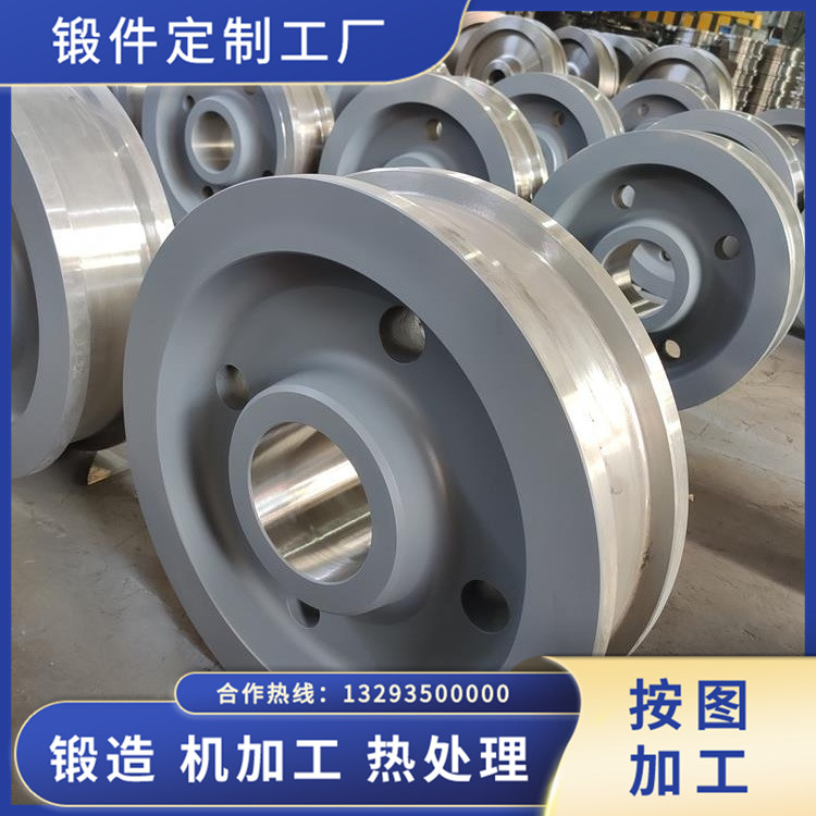 鍛造工業(yè)回轉窯托輪軸鍛件毛坯